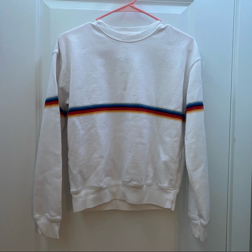 NWT brandy melville john galt striped sweatshirt